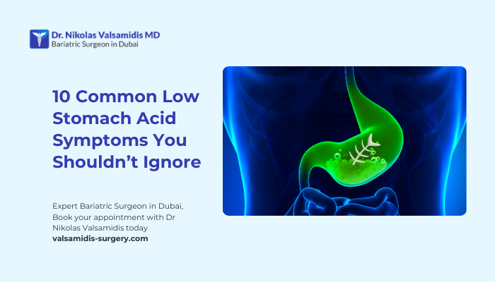 low stomach acid symptoms